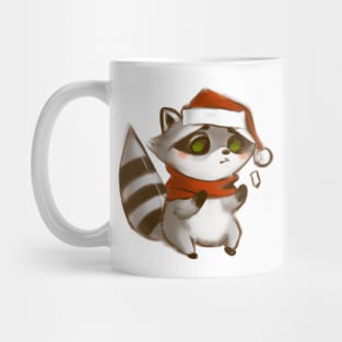 Cute Raccoon Drawing Mug